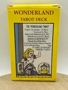 Alice in Wonderland Tarot Card Deck Abbey Morgana Complete set (1989) - Picture 1 of 11