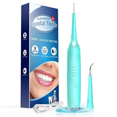 Limpiador dental eléctrico removedor de sarro removedor de sarro con 2 cabezales - Imagen 1 de 4