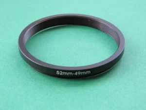 52mm to 49mm Stepping Step Down Male-Female Lens Filter Ring Adapter 52mm-49mm - Picture 1 of 2