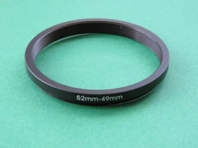 52mm to 49mm Stepping Step Down Male-Female Lens Filter Ring Adapter 52mm-49mm  - Image 1 of 2