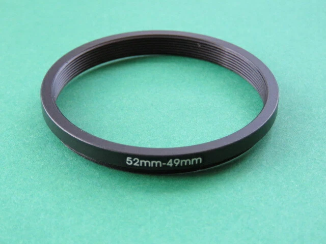 52mm to 49mm Stepping Step Down Male-Female Lens Filter Ring Adapter 52mm-49mm  - Image 1 of 2