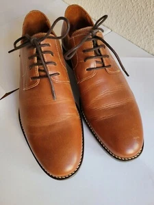 Van Lier Herren-Lederschuhe in cognac-braun im Originalkarton - Bild 1 von 12