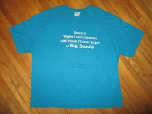 BIG SANDY T SHIRT Nights I Can't Remember Friends Won't Forget Ohio Camping 3XL - Picture 1 of 2