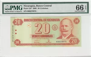 Nicaragua, 20 Cordobas, 2006, UNC, p197 - Picture 1 of 2