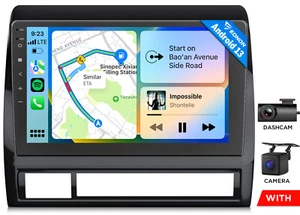 For 2005-2013 Toyota Tacoma 9" Touch Android 14 Car Stereo Radio GPS Navigation - Picture 1 of 20