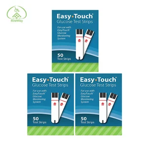 Easy Touch Blood Glucose Test Strips Box of 150 CT (3 Boxes X 50 CT) - Picture 1 of 4