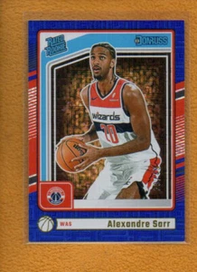 Alexandre Sarr 2024-25 Donruss Rated Rookie Choice Blue RC #215 Wizards /49 - Picture 1 of 2