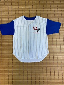 Vtg Energizer Bunny Jersey Tee 1994 White Blue Stripes X-Large - Picture 1 of 6