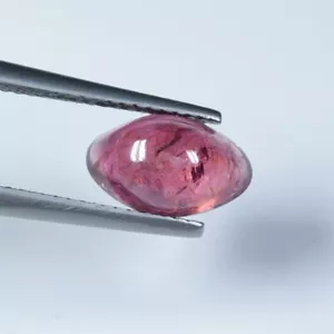 2.80 ct BEST GRADE MOZAMBIQUE CABOCHON / NATURAL RUBELITE TOURMALINE - Video !!! - Picture 1 of 2