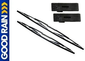 Limpiaparabrisas escobillas limpiaparabrisas para BMW Serie 5 E39 650/550 + 2x Botón de Bloqueo - Imagen 1 de 3