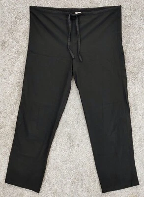 Pantalones Médicos Dickies Negros Talla MT - Bolsillos y Piernas Cónicas Cordón Foto 1 de 4