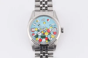 Rolex Datejust Ref.16014 Stainless Steel & White Gold 36mm Celebration Dial - Picture 1 of 14