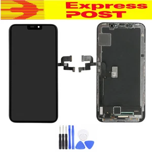 FOR IPHONE X 5.8'' LCD DISPLAY+TOUCH SCREEN DIGITIZER ASSEMBLY BLACK AU STOCK - Picture 1 of 3