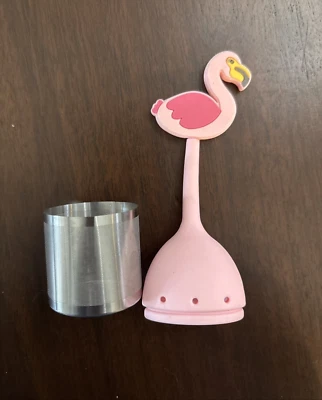 Filtro de té de metal colador de té de silicona juego de té de silicona más empinado Foto 1 de 2
