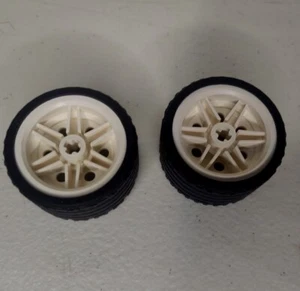 disney pixar lego #8484 set of  2 wheels  Replacement - Picture 1 of 4