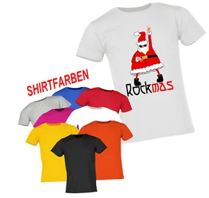 ROCKMAS NAVIDAD NIKOLAUS CAMISETA UNISEX NAVIDAD CAMISETA DIVERTIDA CAMISETA DE PROVERBIOS - Imagen 1 de 7
