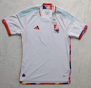 Belgium 2022/23 Away Adidas Authentic Soccer Jersey - Size Men's Medium HD9416 - Picture 1 of 7