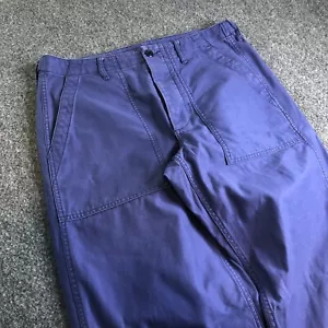 J Crew Wallace and Barnes Camp Hose Herren 32x34 Blau Indigo Slub Baumwolle Relaxed - Bild 1 von 13
