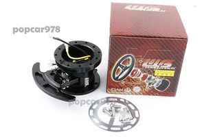 WORKS Bell GTC Black Steering Wheel Quick Release Hub Adapter Body Removable Kit - Foto 1 di 7