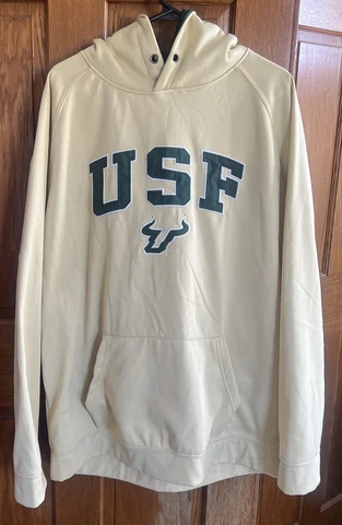 University of South Florida Bulls Colosseum Hoodie Pullover Sweatshirt XXL Cover