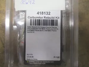 KAWASAKI KVF 360 PRAIRIE 03-13 CARBURETOR REBUILD KIT CLOSED COURSE ONLY 418132 - Bild 1 von 6