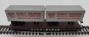 Atlas Spur N AT SF 90000 Republic Carloading Flachwagen - Bild 1 von 2