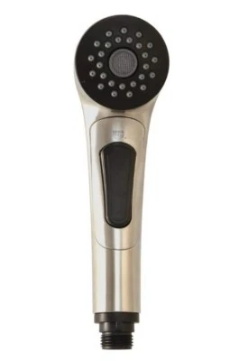 Grifo de cocina pulverizador extraíble con mango DANCO1 en níquel cepillado Foto 1 de 3