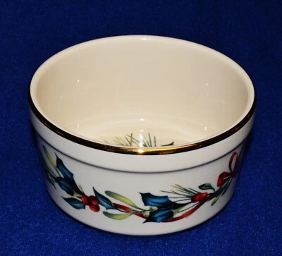 Neuf Avec Étiquette Lenox Fin Chine Américain Maison Hiver 11.4cmd Dip Bol - Photo 1/4