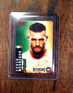 2013 Conor McGregor Rookie RC UFC Dethrone Mini Card - Picture 1 of 6