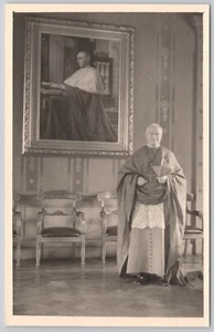 Religious Figure Portrait Real Photo Postcard RPPC - Picture 1 of 2