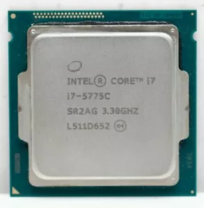 Intel Core i7-5775C 4-Core 8Threads 3.3 GHz SR2AG Socket 1150 6200 CPU Processor - Imagen 1 de 4