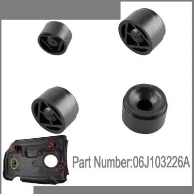 New 4 Engine Cover Mounting Rubber Grommet Rubber For Audi A1 A3 S3 A4 A5 S5 A6 - Imagem 1 de 4