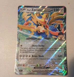 Hop's Zacian ex 111/159 Double Rare Journey Together Pokemon Card NM - Imagen 1 de 2
