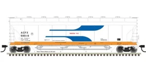 Atlas ~ N Scale Pressureaide Centerflow Covered Hopper ~ ACFX #59914 ~ 50006084 - Picture 1 of 1