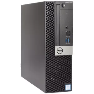 Dell Desktop Computer Intel Core i5 PC 16GB RAM 512GB SSD Windows 10 Pro Wi-Fi - Picture 1 of 6