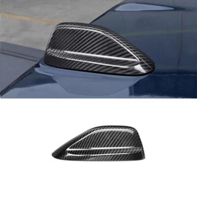 Base de antena de fibra de carbono real Stick cubierta embellecedor para Dodge RAM Durango 2018-2024 Foto 1 de 4