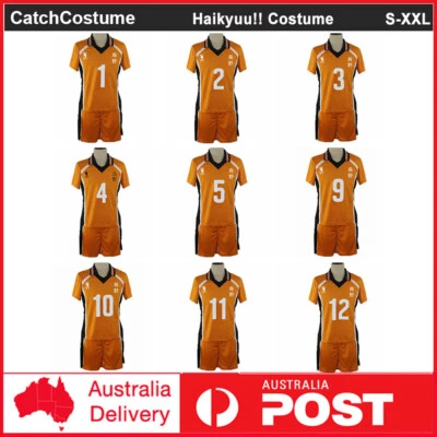 Anime Haikyuu!! Karasuno High School Uniform Shoyo Hinata Cosplay Costume Jersey - Image 1 of 4