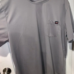 Dickies Mens Size 2XL Color Grey Short Sleeve With Logo Crew Neck Pocket Tee - Picture 1 of 5