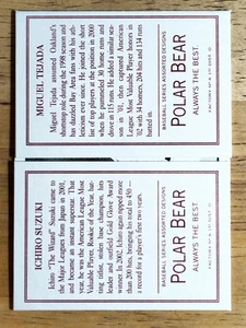 Topps 205 2003 triple carpeta oso polar #TF35 Ichiro Suzuki/Miguel Tejada - Imagen 1 de 2