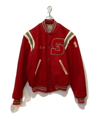 Chaqueta Park Regal Años 60 Lana Estadio Roja Foto 1 de 4