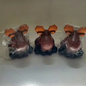 Departamento 56 Mochila Reno Alce Pintado a Mano Adorno de Navidad, Juego de 3 - Imagen 1 de 7