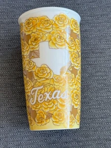 Starbucks Texas Yellow Rose Tumbler Double Walled Travel Cup Becher 10 oz ohne Deckel - Bild 1 von 7