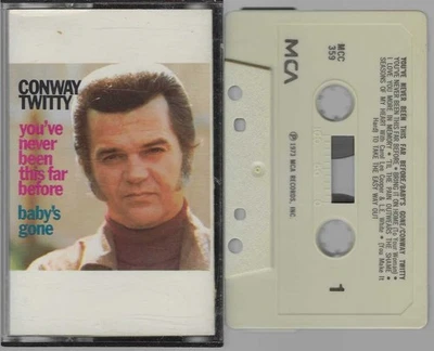 Conway Twitty You've Never Been This Far Before (Cassette, 1973 MCA) VG-VG+ - Image 1 of 3