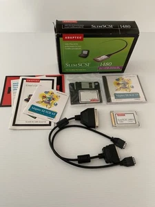 Adaptec Slim SCSI 1480 Cardbus Adapter Kit Complete - Picture 1 of 16