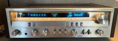 Receptor de madera de teléfono estéreo AM/FM Pioneer SX-3700 1980 de colección se ve/funciona muy bien Foto 1 de 4