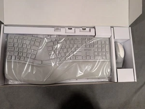 !!See Desc about mouse!!-New Kensington Pro Fit Ergo K75407US Wireless Keyboard - Picture 1 of 4