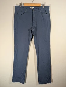 Pantalones Peter Millar Para Hombres Azul 5 Bolsillos Pierna Recta Talla 36 Preppy Golf Performance - Imagen 1 de 10