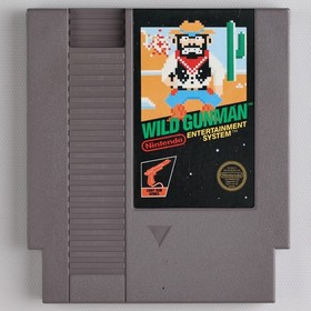 Juego Wild Gunman NES Nintendo - Aut&eacute;ntico/Limpio/Probado - 5 Tornillos