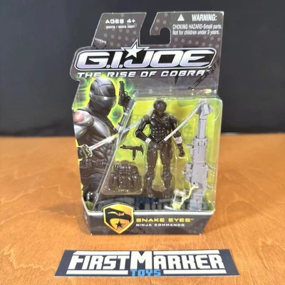 GI Joe Rise of Cobra 2009 Snake Eyes Ninja Commando MOC Sealed - Image 1 of 3