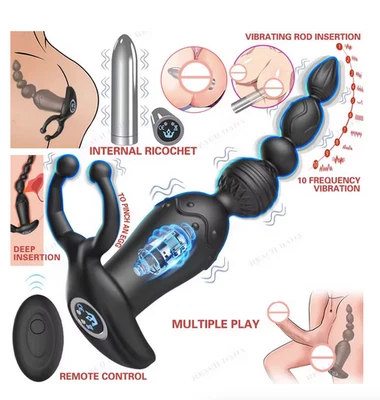 Full-Body Rechargeable Personal Prostate Massager – Waterproof, Soft Silicone - Image 1 of 4